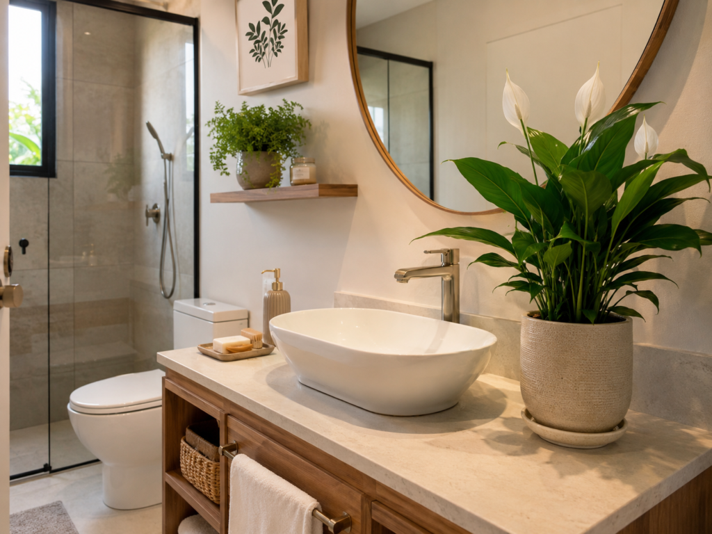 Plantas para banheiro