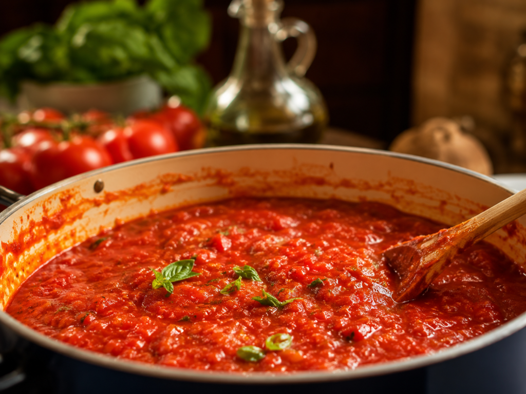 Molho de tomate caseiro