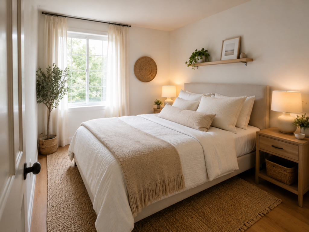 Decoração de quarto pequeno