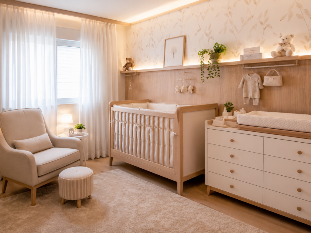 Decoração de quarto de bebê