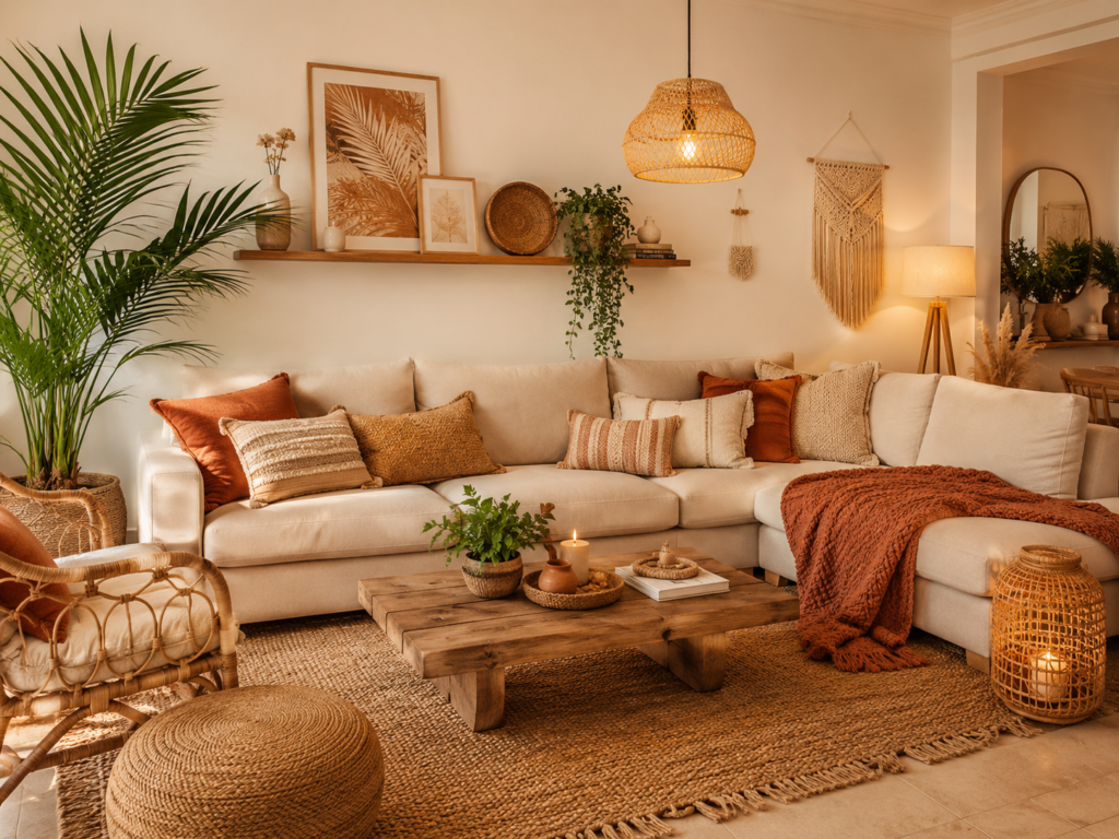 Estilo boho na decoração