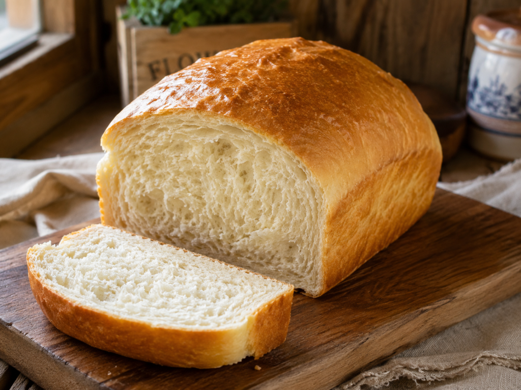Pão caseiro fofinho