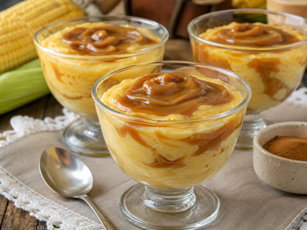 Curau de milho cremoso
