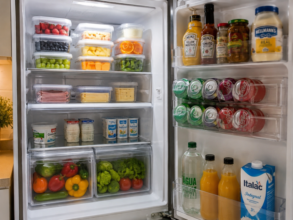 Como organizar geladeira pequena