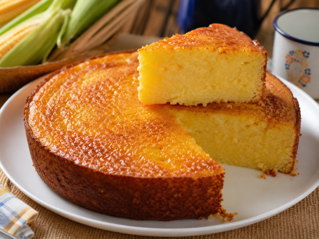 Bolo de milho cremoso