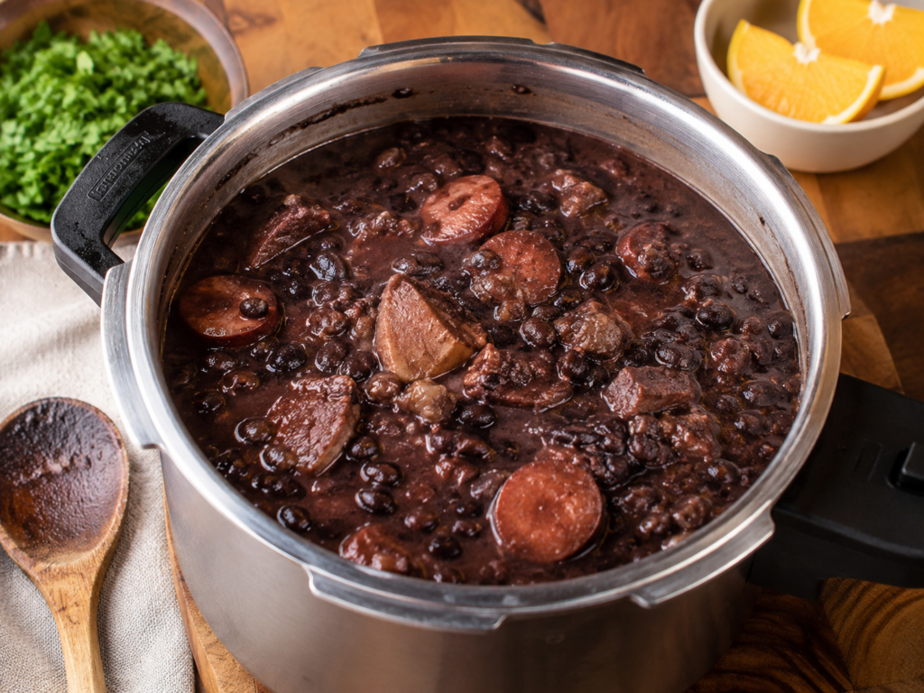 Feijoada simples na pressão