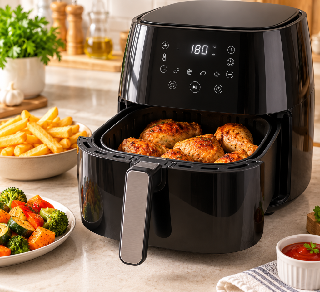 Como usar a air fryer pela primeira vez